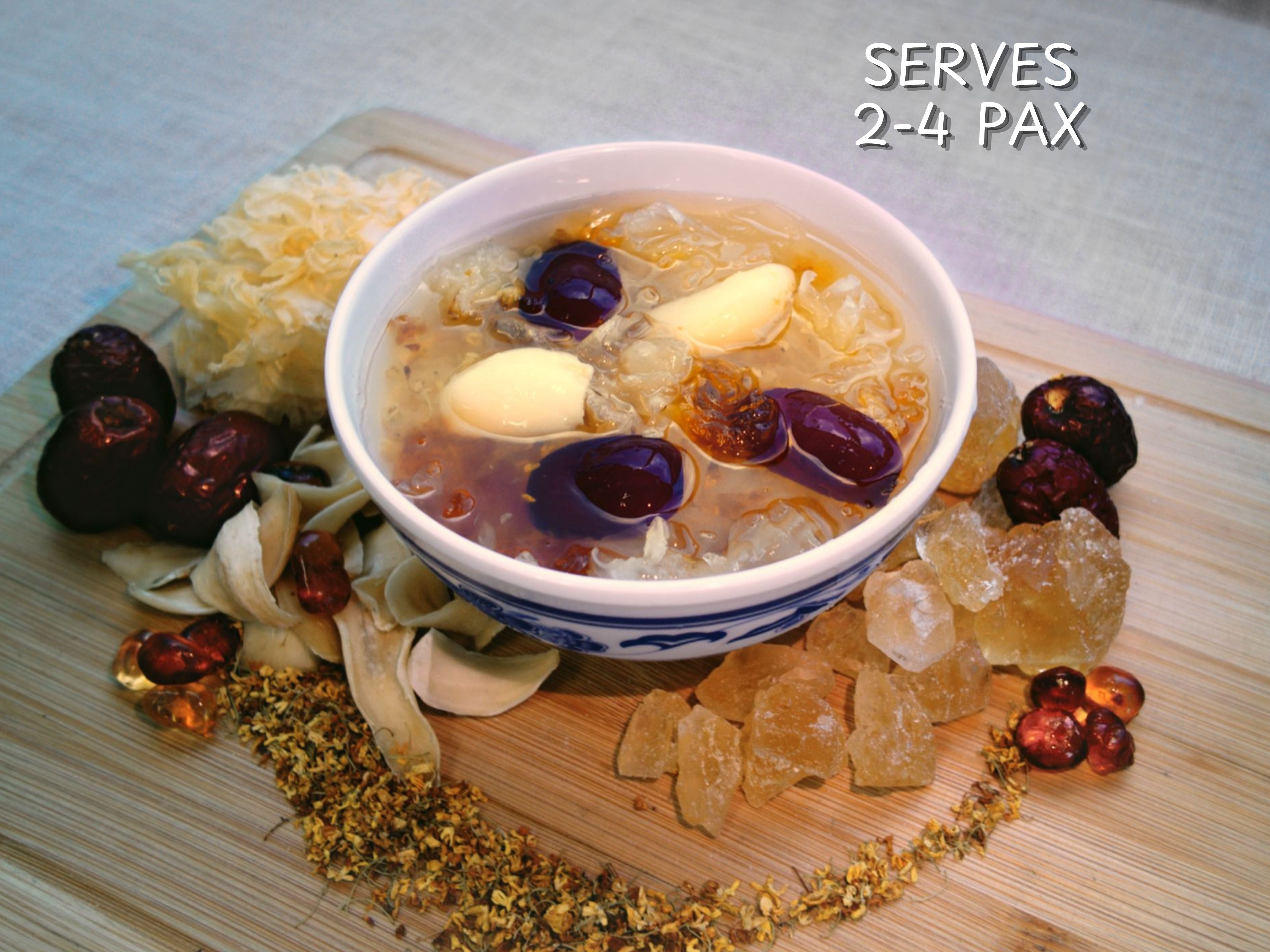 Double-boiled Osmanthus Peach Gum